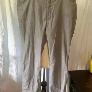 INC Men’s Slim Fit Grey Flat Front Dress Pant. 36x30. Pockets
